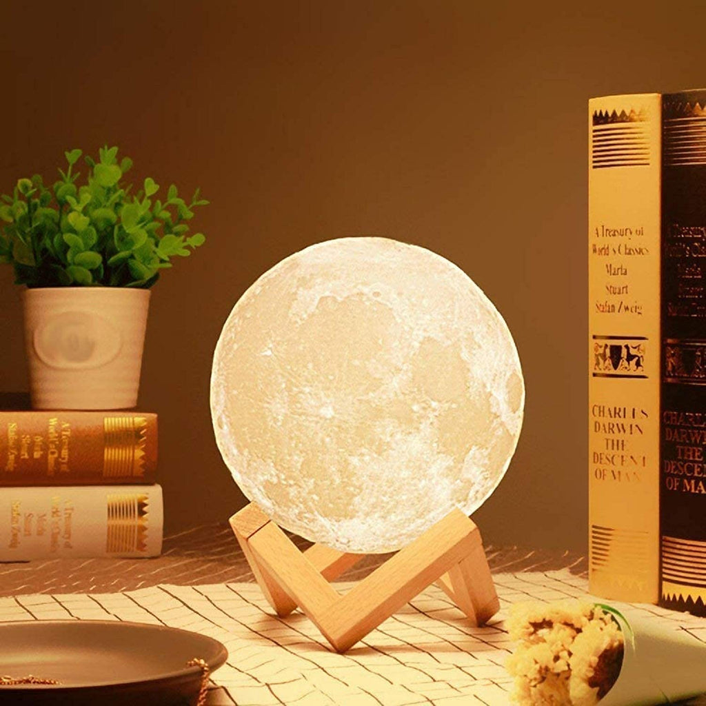 3D Moon Lamp — 7-Colour Night Light