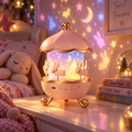 Bunny's Carousel Rotating LED Night Light